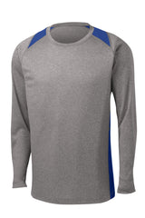 Sport-Tek Long Sleeve Heather Colorblock Contender Tee ST361LS