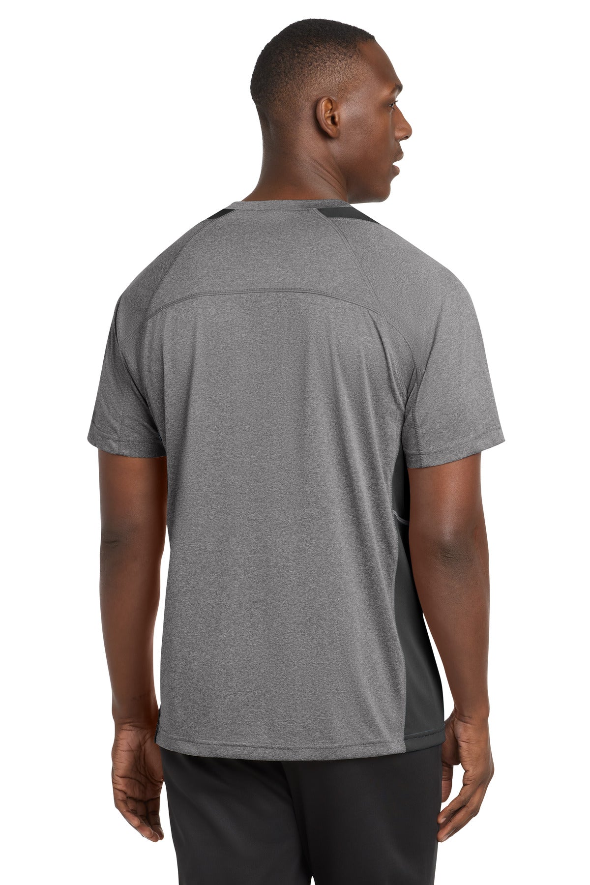 Sport-Tek Heather Colorblock Contender Tee ST361