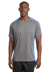 Sport-Tek Heather Colorblock Contender Tee ST361