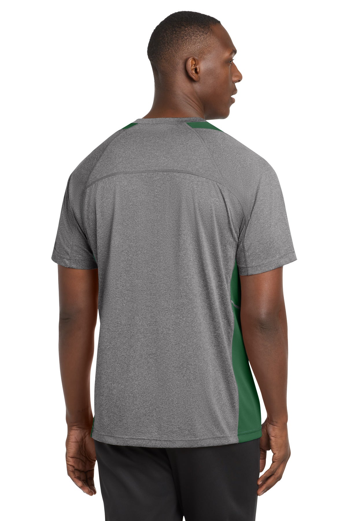 Sport-Tek Heather Colorblock Contender Tee ST361