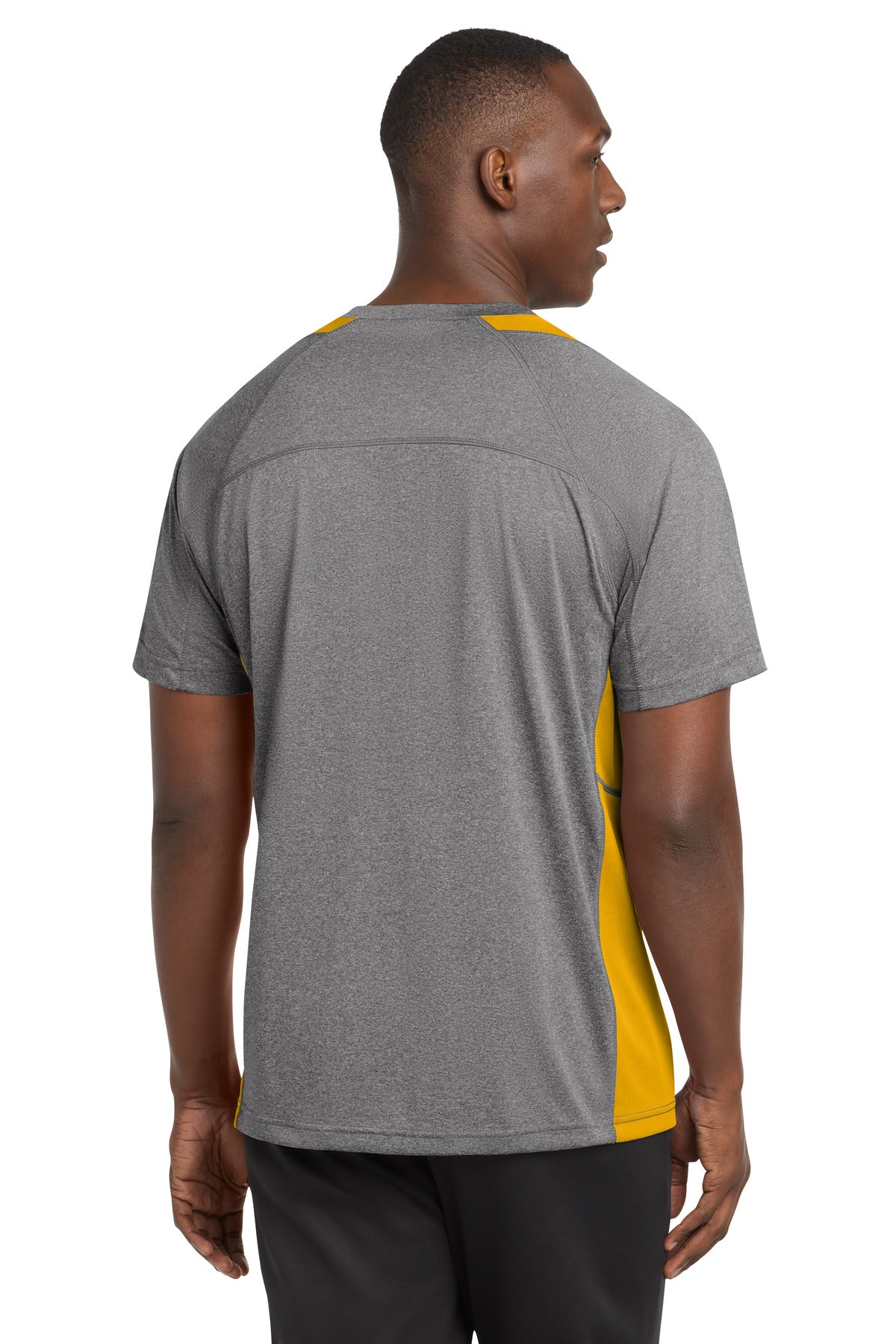 Sport-Tek Heather Colorblock Contender Tee ST361