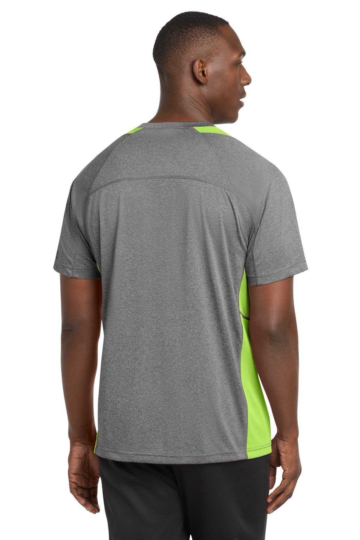 Sport-Tek Heather Colorblock Contender Tee ST361