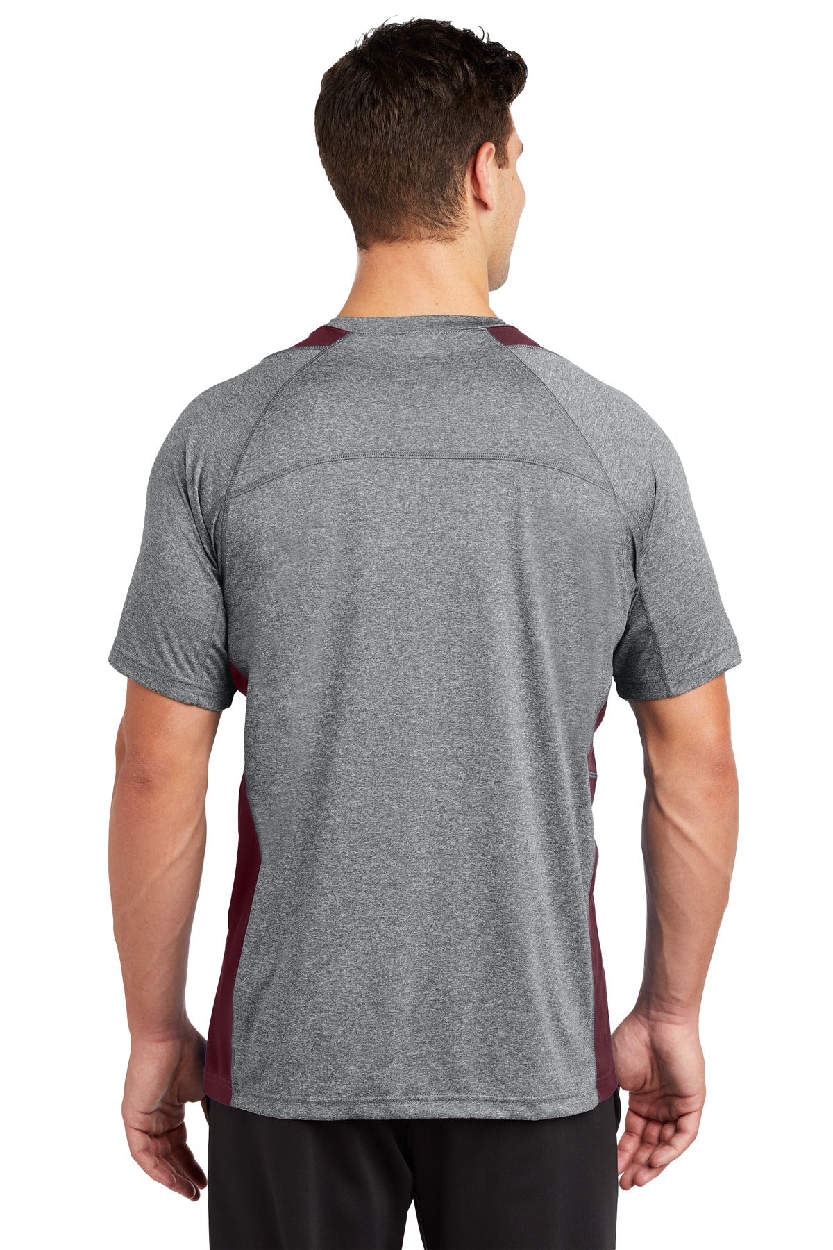 Sport-Tek Heather Colorblock Contender Tee ST361