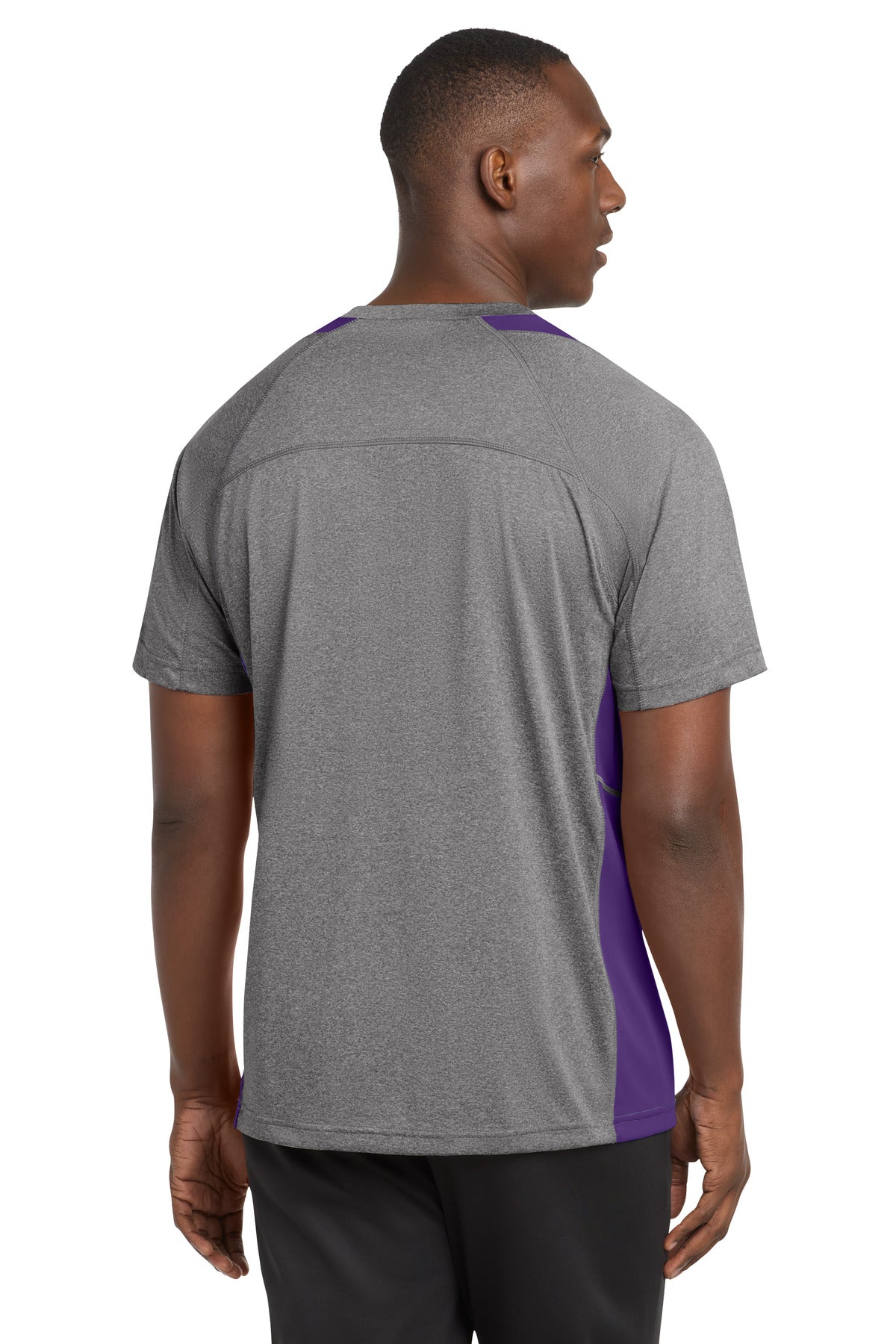 Sport-Tek Heather Colorblock Contender Tee ST361