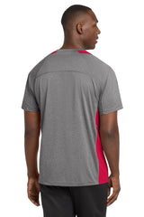 Sport-Tek Heather Colorblock Contender Tee ST361