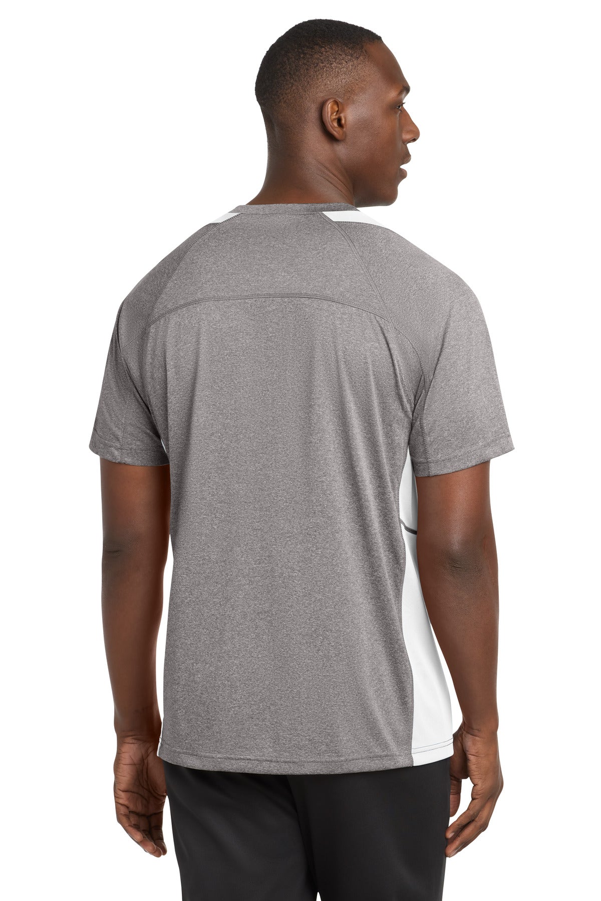 Sport-Tek Heather Colorblock Contender Tee ST361