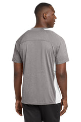 Sport-Tek Heather Colorblock Contender Tee ST361