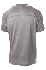 Sport-Tek Heather Colorblock Contender Tee ST361