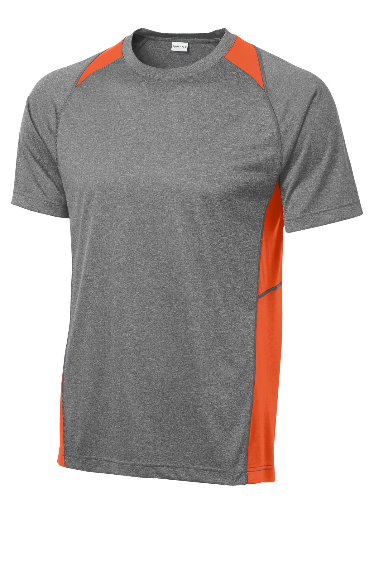 Sport-Tek Heather Colorblock Contender Tee ST361