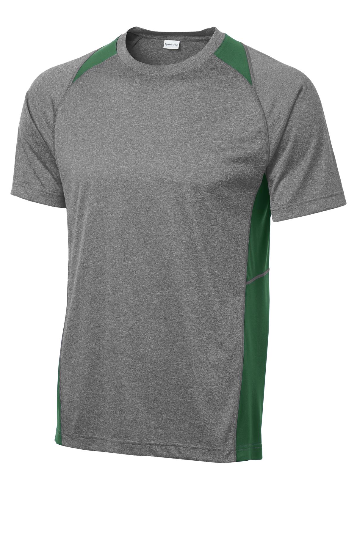 Sport-Tek Heather Colorblock Contender Tee ST361