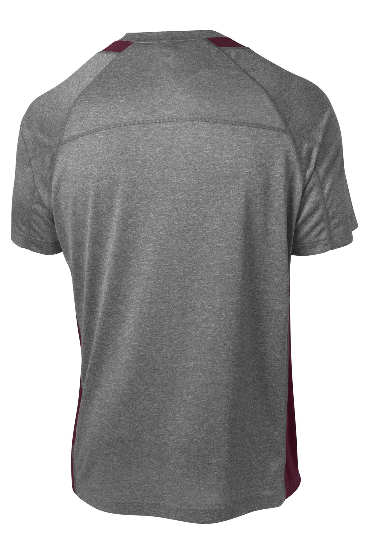 Sport-Tek Heather Colorblock Contender Tee ST361