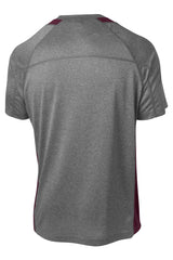 Sport-Tek Heather Colorblock Contender Tee ST361