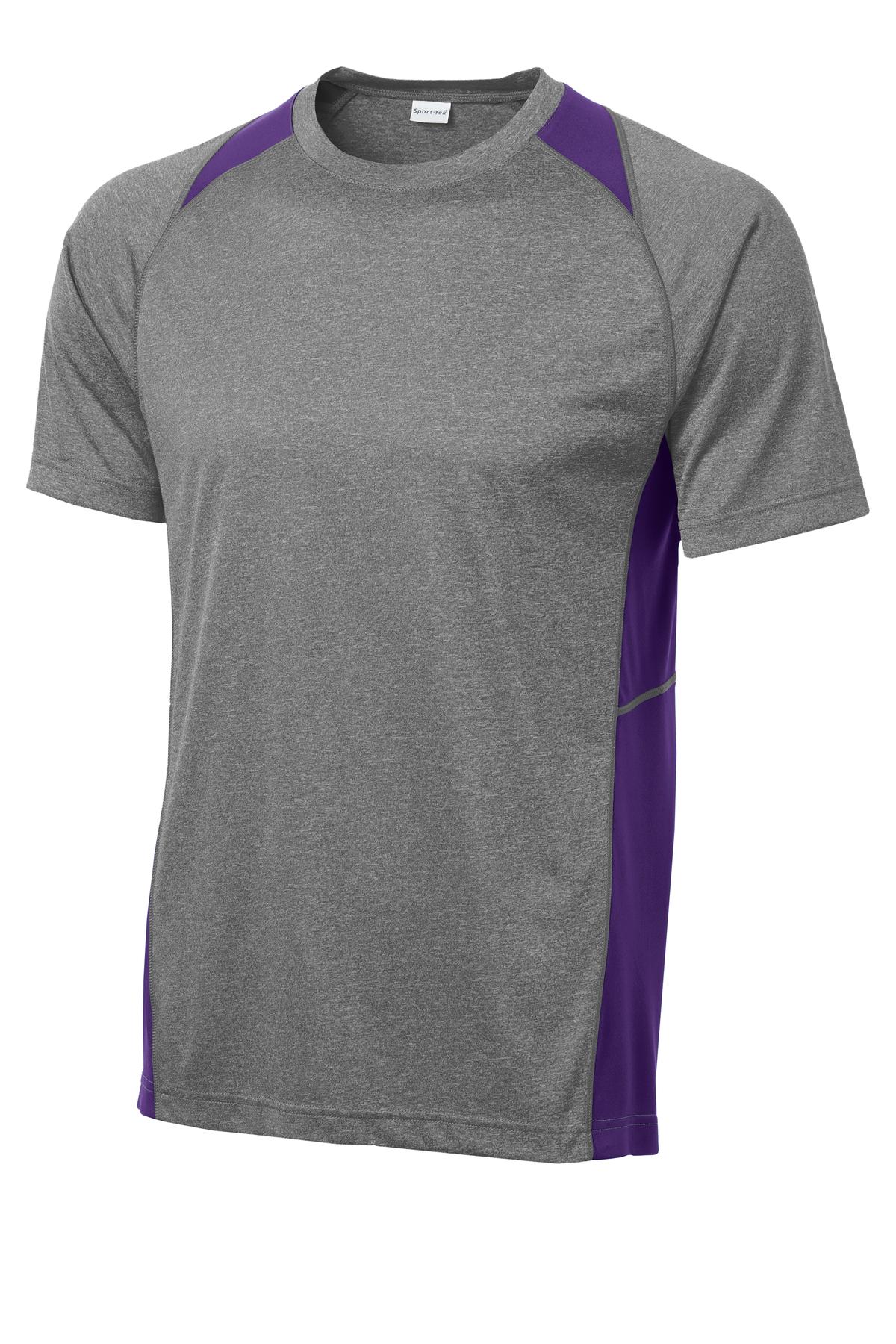 Sport-Tek Heather Colorblock Contender Tee ST361