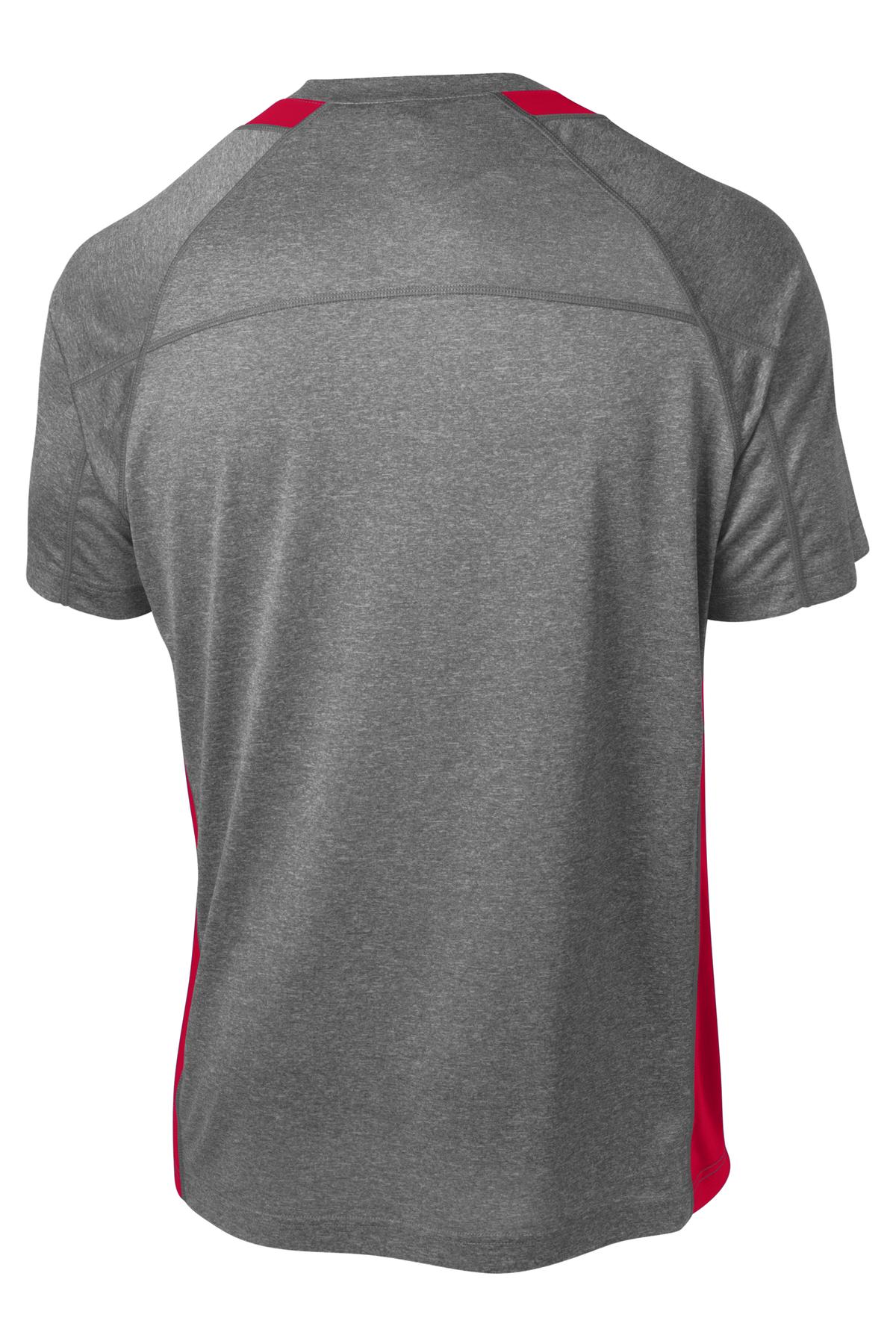 Sport-Tek Heather Colorblock Contender Tee ST361