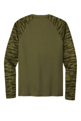 Sport-Tek Drift Camo Colorblock Long Sleeve Tee ST376LS