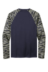 Sport-Tek Drift Camo Colorblock Long Sleeve Tee ST376LS