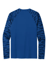 Sport-Tek Drift Camo Colorblock Long Sleeve Tee ST376LS
