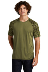 Sport-Tek Drift Camo Colorblock Tee ST376