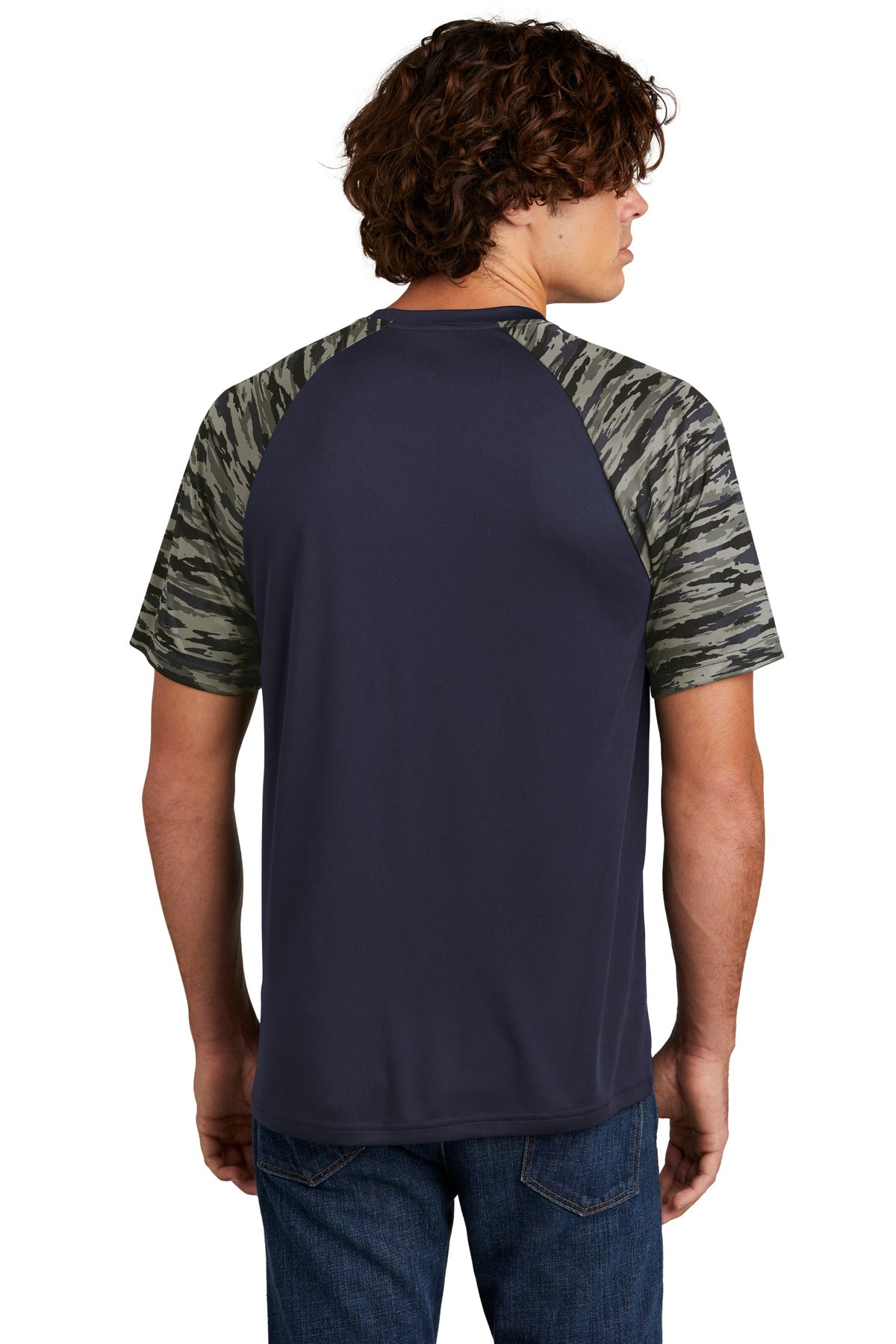 Sport-Tek Drift Camo Colorblock Tee ST376