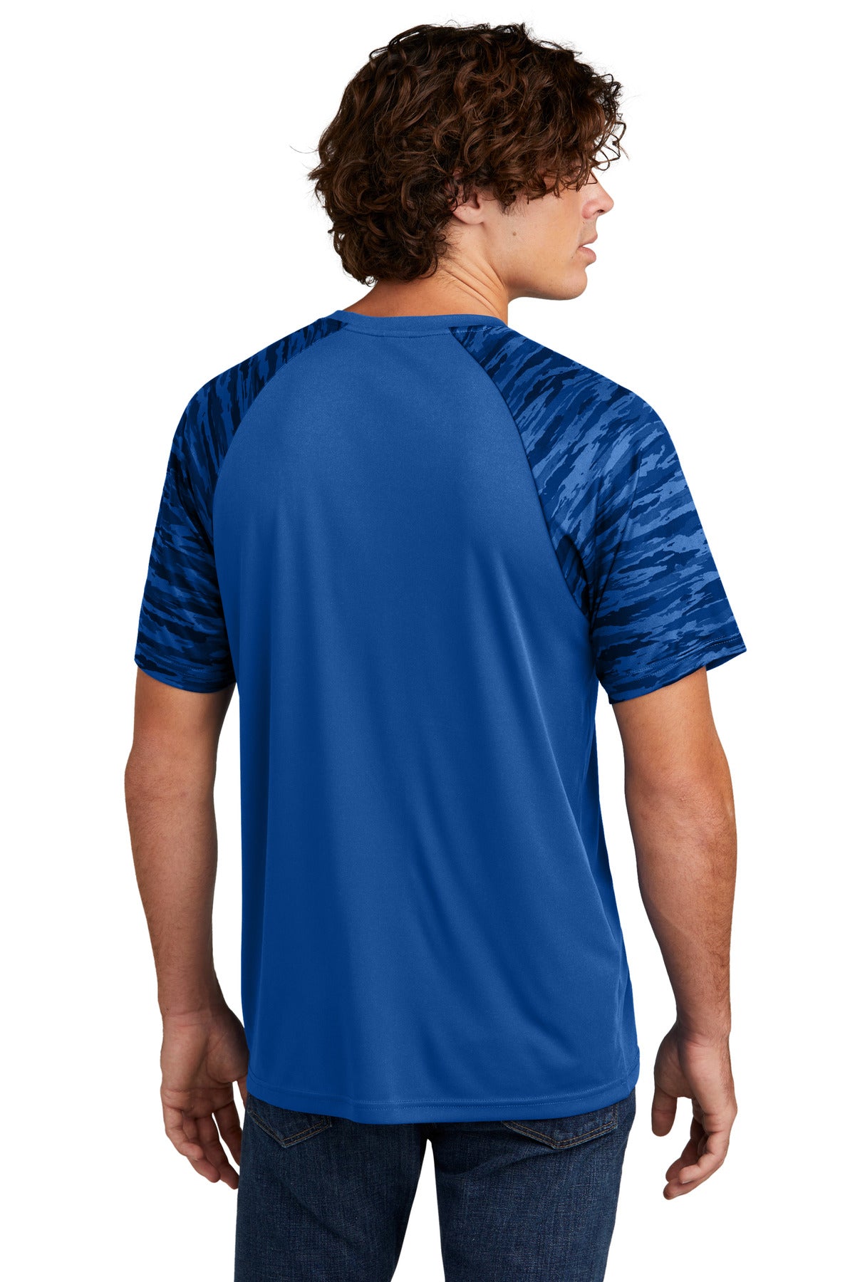 Sport-Tek Drift Camo Colorblock Tee ST376