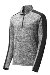 Sport-Tek PosiCharge Electric Heather Colorblock 1/4-Zip Pullover ST397