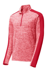 Sport-Tek PosiCharge Electric Heather Colorblock 1/4-Zip Pullover ST397