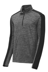 Sport-Tek PosiCharge Electric Heather Colorblock 1/4-Zip Pullover ST397