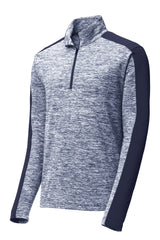 Sport-Tek PosiCharge Electric Heather Colorblock 1/4-Zip Pullover ST397