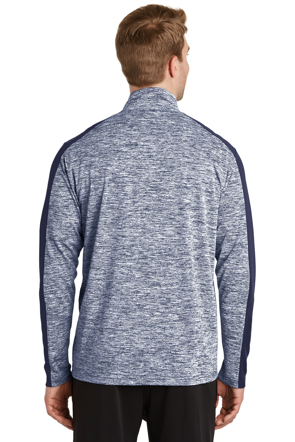 Sport-Tek PosiCharge Electric Heather Colorblock 1/4-Zip Pullover ST397