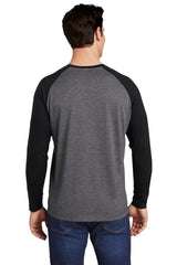 Sport-Tek  PosiCharge  Long Sleeve Tri-Blend Wicking Raglan Tee ST400LS
