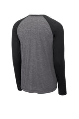 Sport-Tek  PosiCharge  Long Sleeve Tri-Blend Wicking Raglan Tee ST400LS