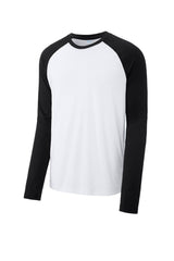 Sport-Tek  PosiCharge  Long Sleeve Tri-Blend Wicking Raglan Tee ST400LS
