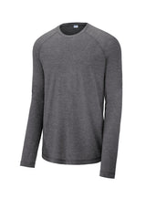 Sport-Tek  PosiCharge  Long Sleeve Tri-Blend Wicking Raglan Tee ST400LS