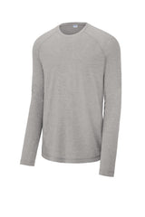 Sport-Tek  PosiCharge  Long Sleeve Tri-Blend Wicking Raglan Tee ST400LS