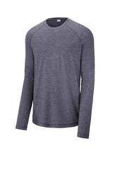 Sport-Tek  PosiCharge  Long Sleeve Tri-Blend Wicking Raglan Tee ST400LS