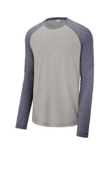 Sport-Tek  PosiCharge  Long Sleeve Tri-Blend Wicking Raglan Tee ST400LS