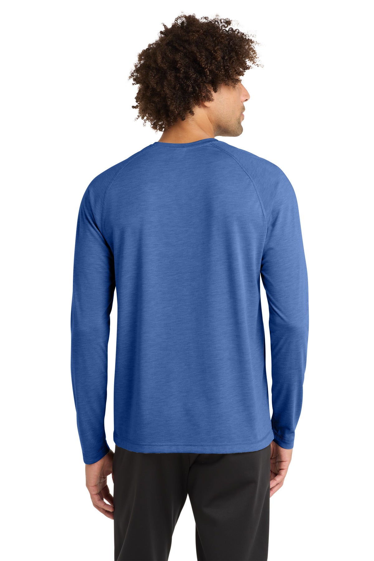 Sport-Tek  PosiCharge  Long Sleeve Tri-Blend Wicking Raglan Tee ST400LS