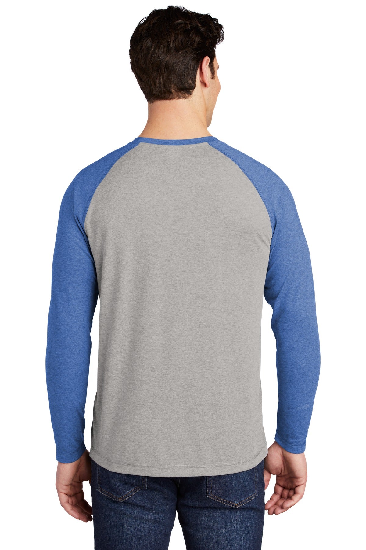 Sport-Tek  PosiCharge  Long Sleeve Tri-Blend Wicking Raglan Tee ST400LS