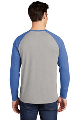 Sport-Tek  PosiCharge  Long Sleeve Tri-Blend Wicking Raglan Tee ST400LS