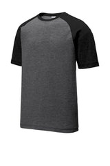 Sport-Tek PosiCharge Tri-Blend Wicking Raglan Tee ST400