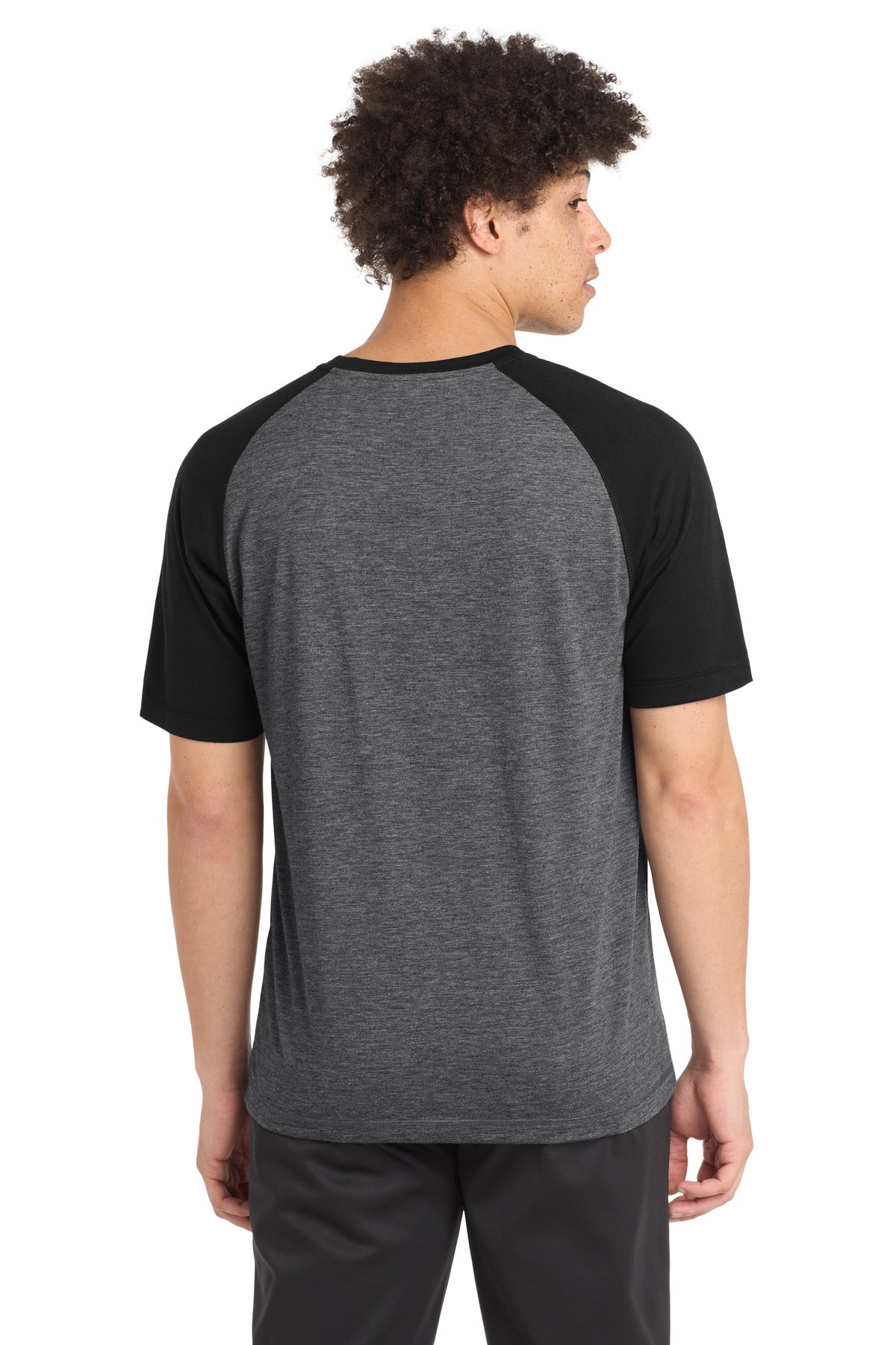 Sport-Tek PosiCharge Tri-Blend Wicking Raglan Tee ST400
