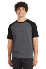 Sport-Tek PosiCharge Tri-Blend Wicking Raglan Tee ST400