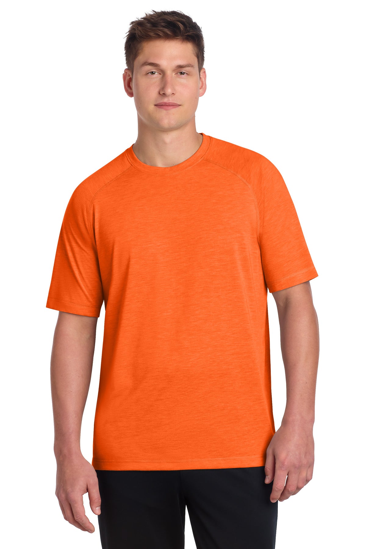 Sport-Tek PosiCharge Tri-Blend Wicking Raglan Tee ST400