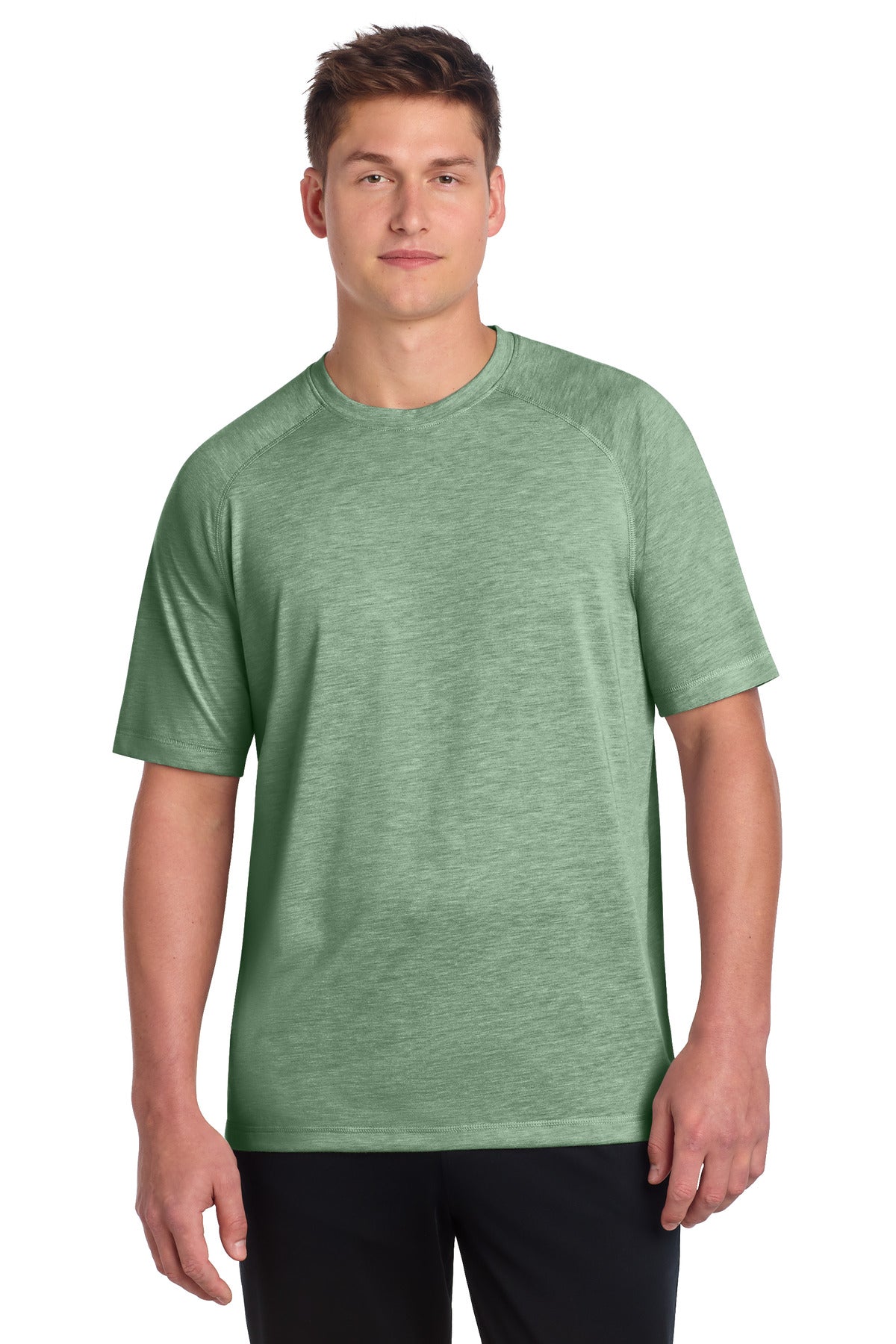 Sport-Tek PosiCharge Tri-Blend Wicking Raglan Tee ST400