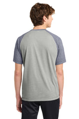 Sport-Tek PosiCharge Tri-Blend Wicking Raglan Tee ST400