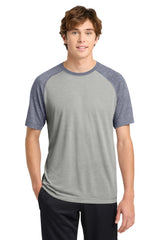 Sport-Tek PosiCharge Tri-Blend Wicking Raglan Tee ST400