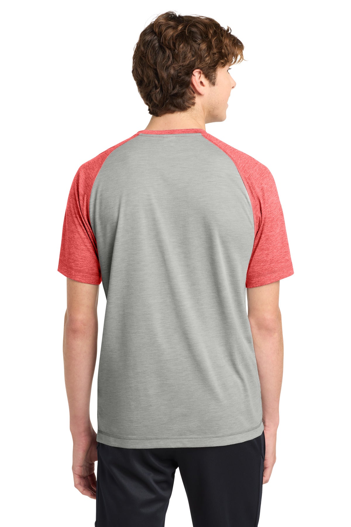 Sport-Tek PosiCharge Tri-Blend Wicking Raglan Tee ST400
