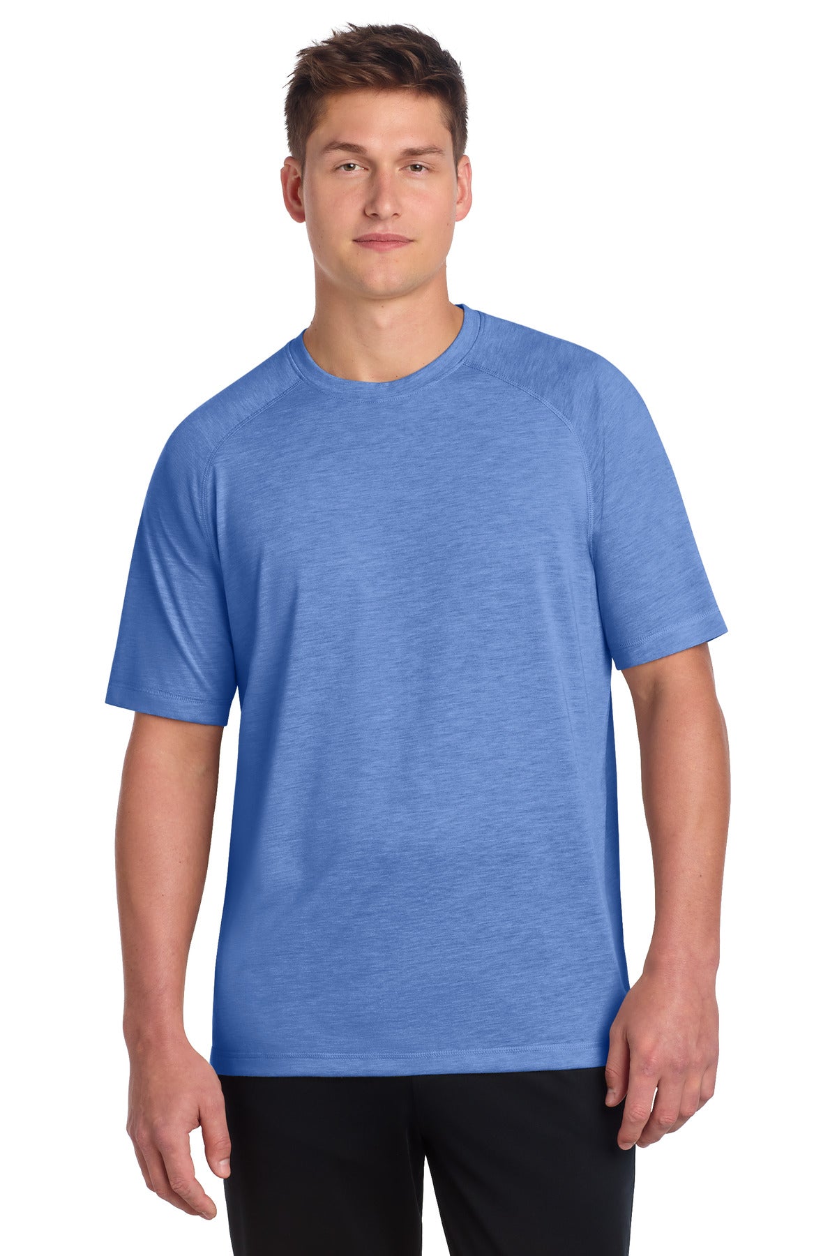 Sport-Tek PosiCharge Tri-Blend Wicking Raglan Tee ST400
