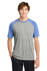 Sport-Tek PosiCharge Tri-Blend Wicking Raglan Tee ST400