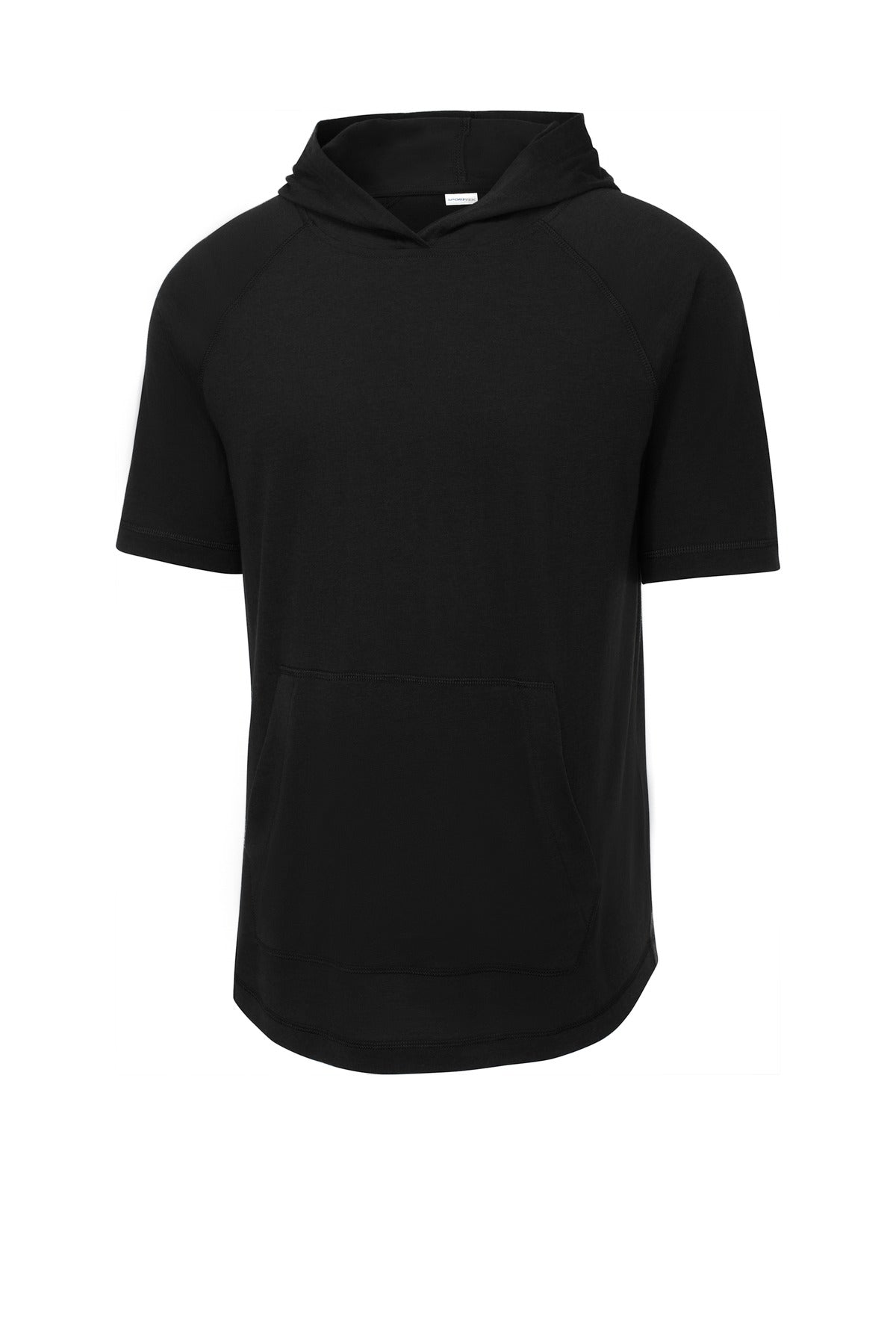 Sport-Tek PosiCharge Tri-Blend Wicking Short Sleeve Hoodie ST404